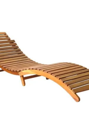 Chaise longue en bois d'acacia Acheter En Ligne