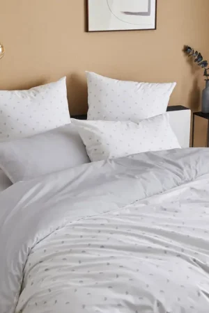 Parure de couette en percale de coton au style géométrique Meilleur Prix
