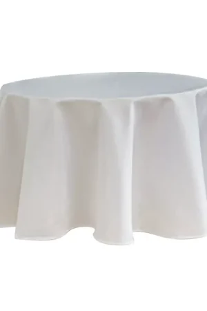 Populaire Nappe ronde infroissable et anti-tâches