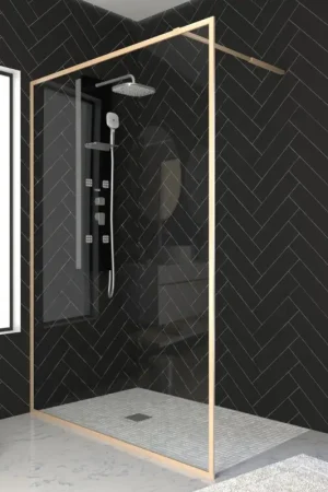 Paroi de douche à l'italienne fixe en verre trempé Acheter En Ligne
