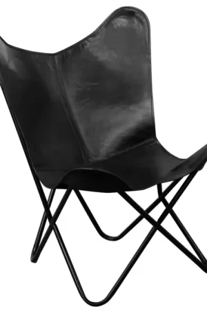 Acheter Direct Chaise papillon en cuir