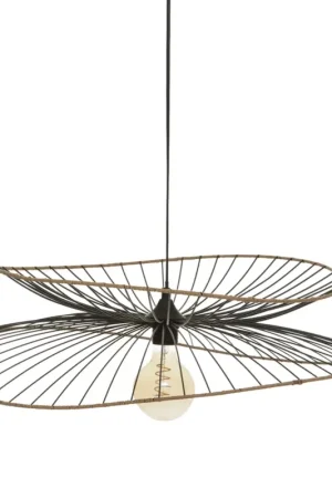 Suspension design en métal et raphia Petit Prix