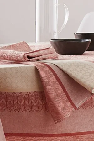 Lot de 3 serviettes jacquard Charleston Authentique