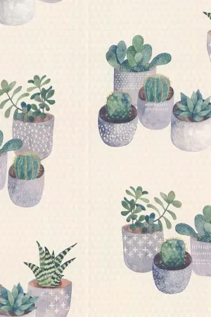 Achat Immédiat Papier peint en relief cactus