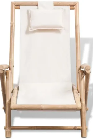 Retour Gratuit Chaise d'extérieur en bambou