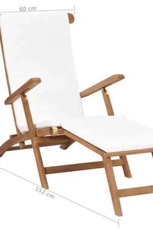 Achat Immédiat Chaise longue avec coussin
