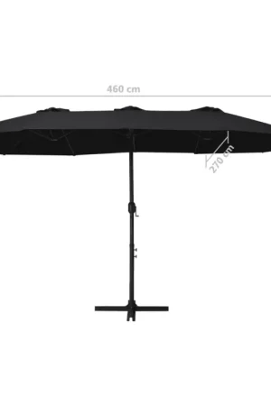 Nouveauté Parasol à double toit droit