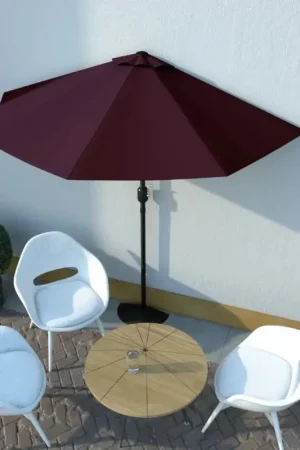 Nouvelle Collection Parasol de balcon mât en aluminium