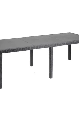 Table à manger extérieure Queen effet rotin Solde