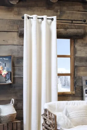 Rideau cocooning en imitation fourrure Remise