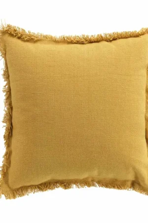 Coussin déhoussable à franges Offre Spéciale