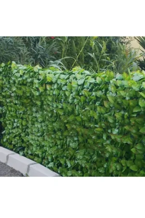 Haie végétale artificielle aspect feuilles de rosier JET7GARDEN Offre Exclusive