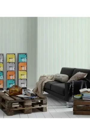 Papier peint traditionnel à rayures Offre Limitée