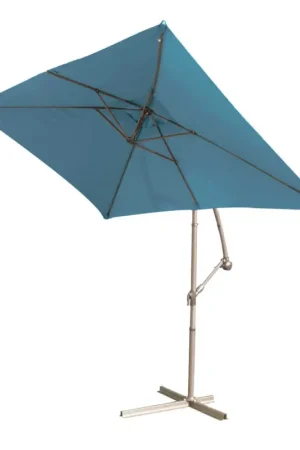 Parasol Structure Métal à Pied Déporté 3 x 2 m Pas Cher