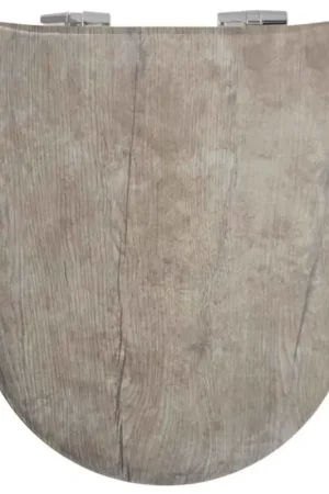 Abattant wood slim déclipsable esprit vieux chêne Meilleure Vente
