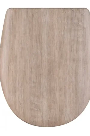 Abattant déclipsable effet bois Prix Promo