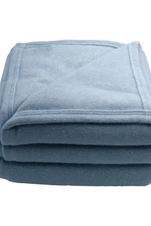 Couverture en laine mélangée effet denim Nouveauté