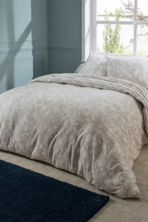 Parure de lit en flanelle esprit fleuri Prix Réduit