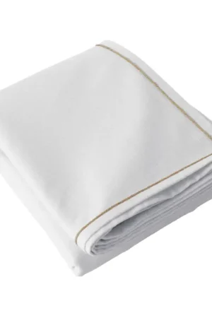 Acheter Direct Nappe unie avec feston en jute
