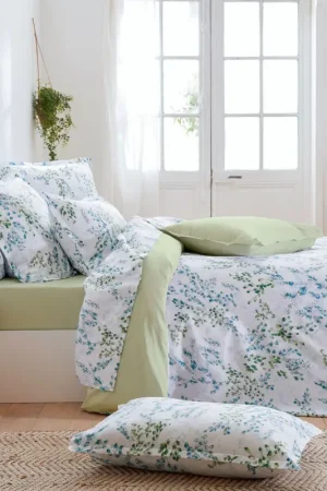 Parure de couette feuilles de tilleul Promotion