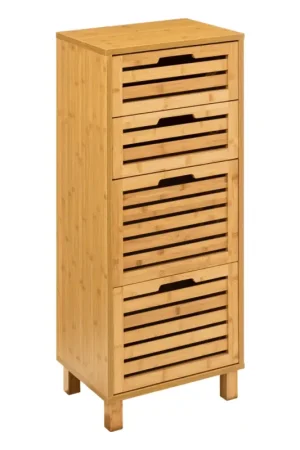 Meuble en bambou 4 tiroirs Commander Maintenant