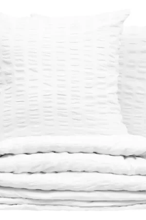 Parure de lit 3 pièces à rayures plissées Dernier Modèle