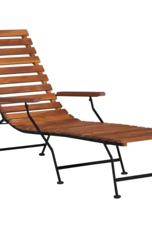 Acheter Direct Chaise longue extérieure en acacia