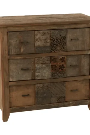 Armoire vintage en bois à motifs Dernier Modèle