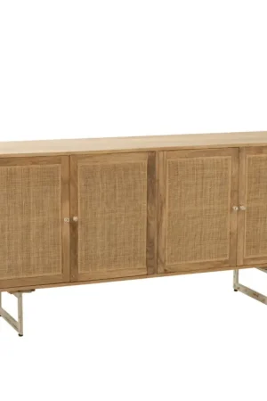 Nouvelle Collection Buffet en rotin et bois de manguier naturel