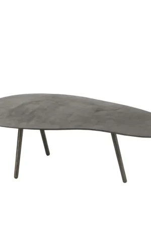 Table de salon goutte en aluminium et fer J-Line Achetez Aujourd'hui