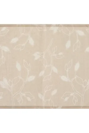 Set de table enduit floral beige Nouvel Arrivage