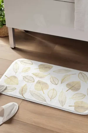 Tapis de Bain Joya Feuilles Dorées Prix Promo