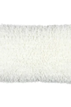 Bon Marché Coussin rectangulaire imitation peau de mouton