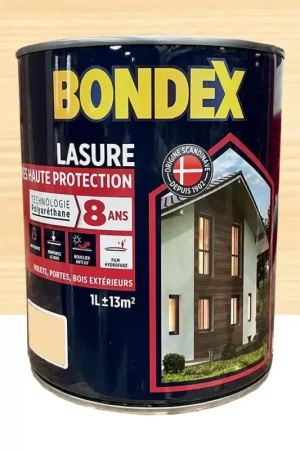 Authentique Lasure Très Haute Protection 8 ans BONDEX Polyuréthane Incolore