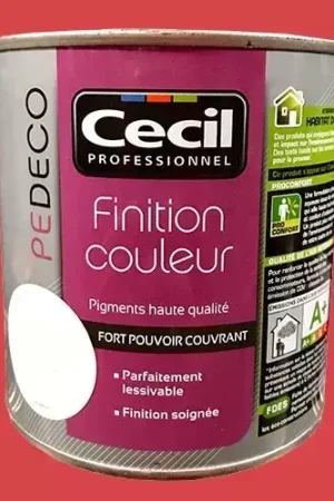 CECIL PE DECO Finition Couleur Piment Satin Vente Directe