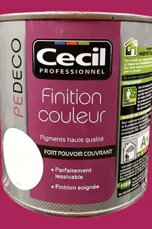 Meilleur Choix CECIL PE DECO Finition Couleur Framboise Satin