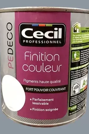 CECIL PE DECO Finition Couleur Gris acier Mat Meilleur Prix