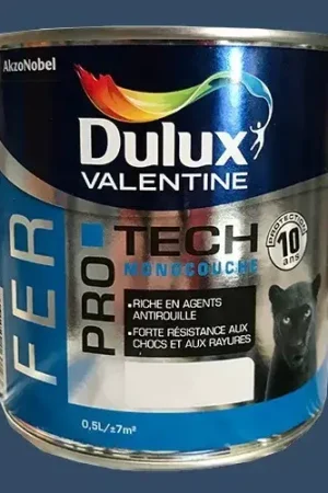 Seulement Aujourd'hui DULUX VALENTINE Peinture Fer PRO TECH Bleu marine