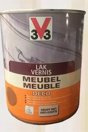 Soldes V33 Vernis Meuble Déco Blanc Satin
