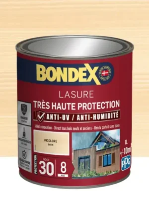 Super Prix BONDEX Lasure Très Haute Protection 8 ans Incolore