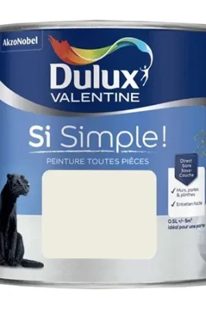 Vente Flash Dulux Valentine Peinture Si Simple! Le Blanc cassé
