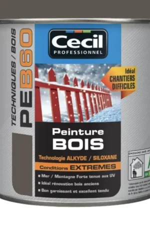 Acheter Direct Peinture Bois Cécil Professionnel PEB60 Brun foncé