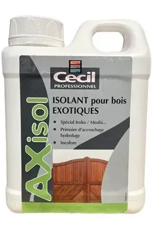 Authentique Isolant pour bois exotiques Cécil Professionnel AX ISOL