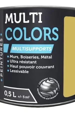 Peintures Multi Colors BÂTIR Vert Chartreuse Satin Soyeux Offre Spéciale