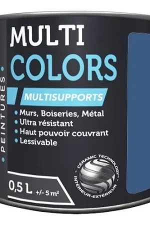 Peintures Multi Colors BÂTIR Satin Soyeux Bleu cobalt Commander Maintenant