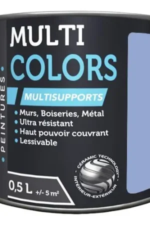 Jusqu'à Épuisement Des Stocks Peintures Multi Colors BÂTIR Satin Soyeux Bleu lavande
