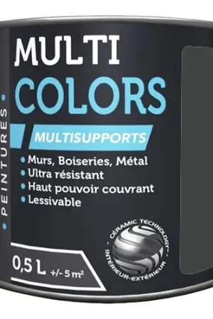 Achetez Aujourd'hui Peintures Multi Colors BÂTIR Satin Soyeux Noir Onyx