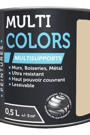 Haute Qualité Peintures BÂTIR Multi Colors Mat Poudré Beige doré