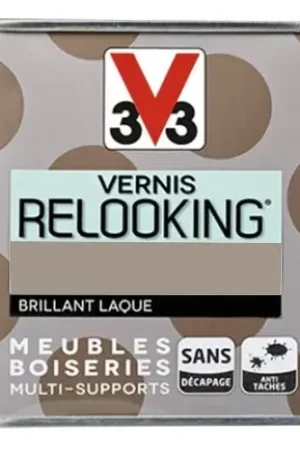 V33 Vernis Relooking Taupe Brillant Laque Nouvel Arrivage