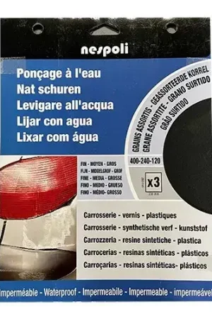 Réduction Abrasifs Poncer à l'eau NESPOLI